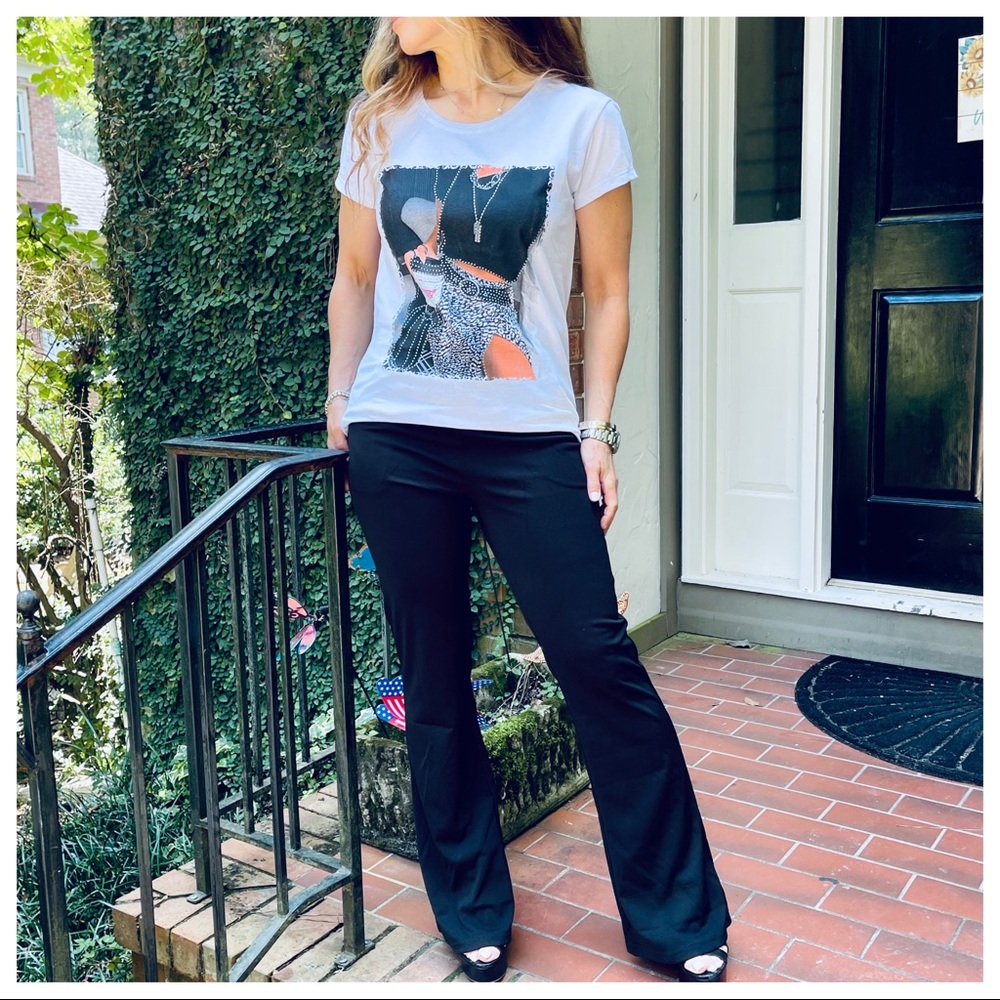 Paris Fabulous Graphic Tee with stone details - Picture 2 of 9